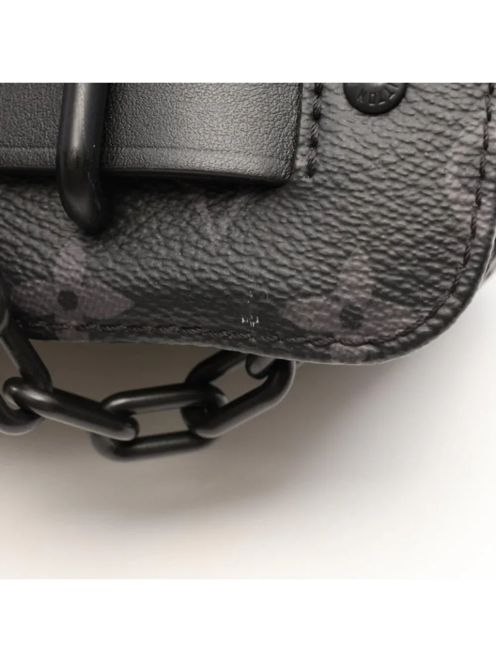 Louis Vuitton Shoulder Bag Steamer Messenger Canvas Leather